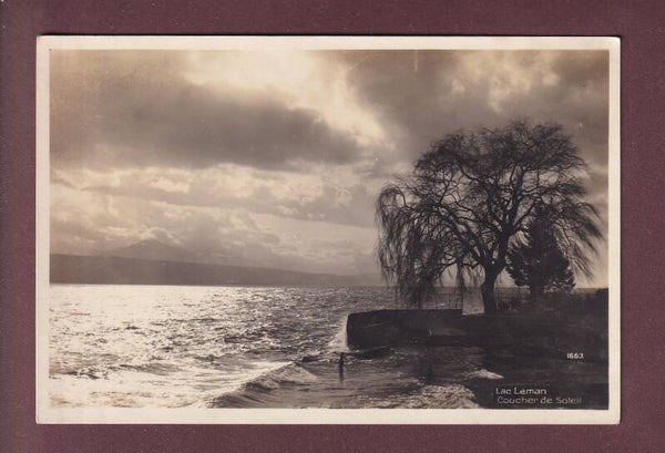 LAC LEMAN - Coucher de soleil
