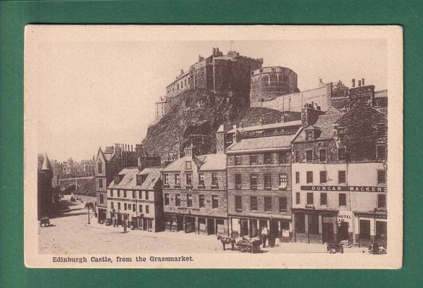 EDINBURGH CASTLE from the Grassmarket