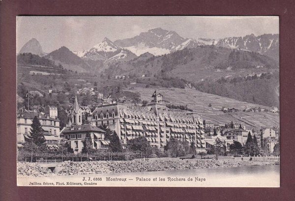 MONTREUX - Palace et Rochers de Naye