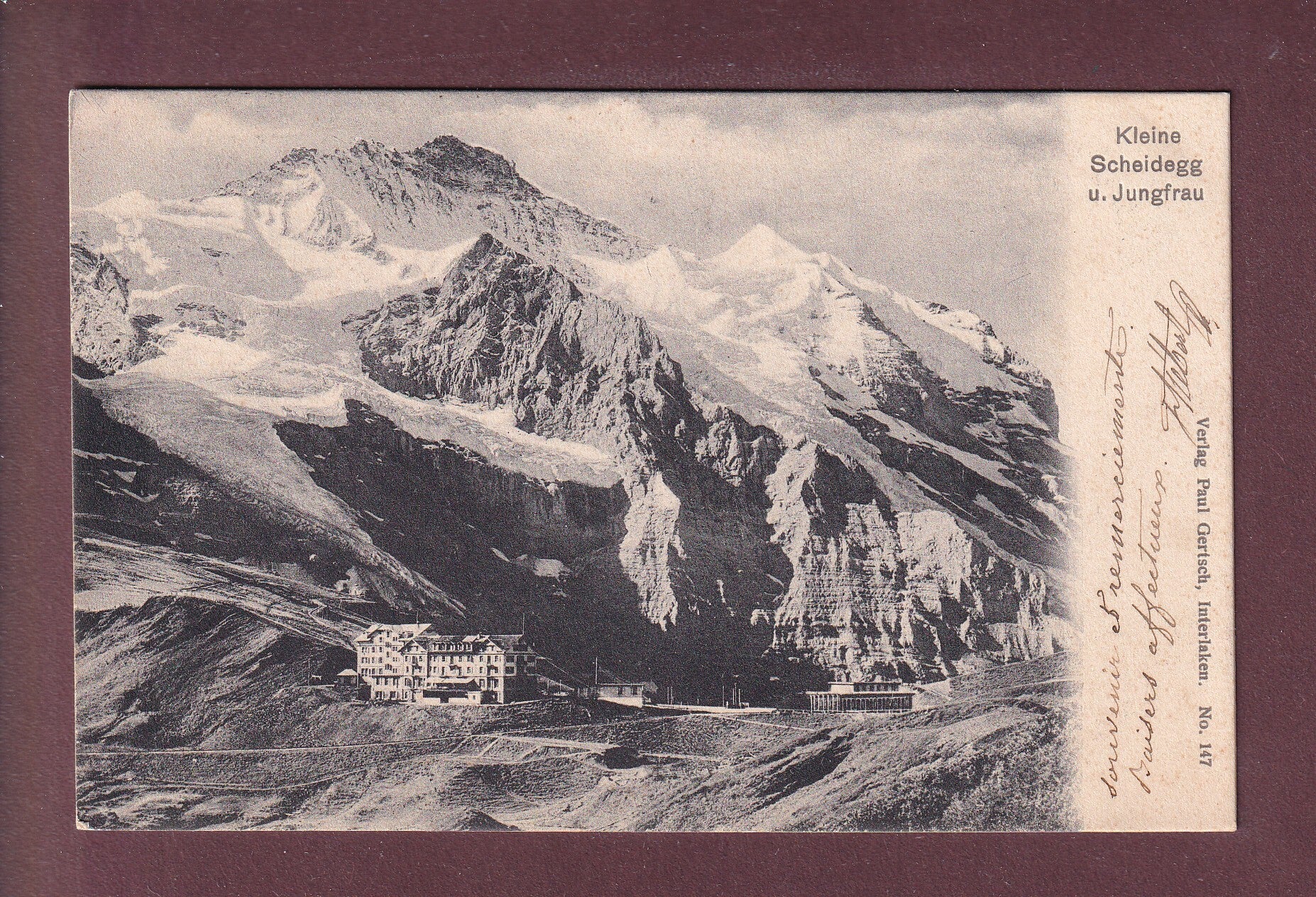 KLEINE SCHEIDEGG - Jungfrau - 1904
