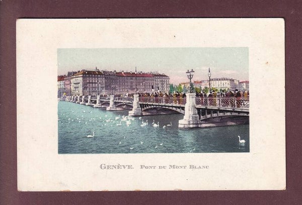 GENEVE - Pont du Mont-Blanc