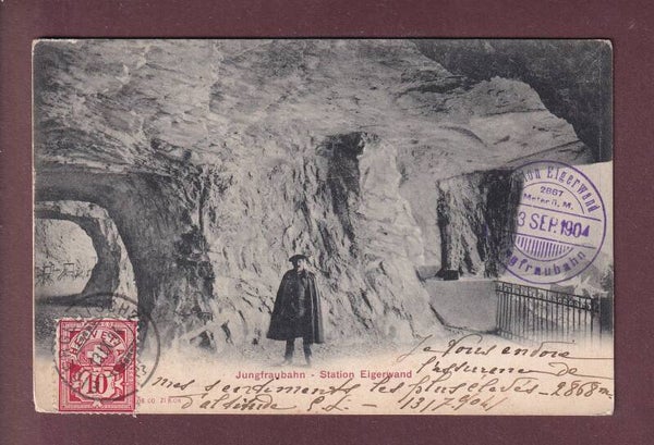 Jungfraubahn - STATION EIGERWAND - 1904