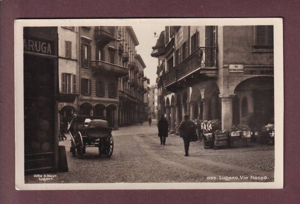 LUGANO - Via Nassa - 1935