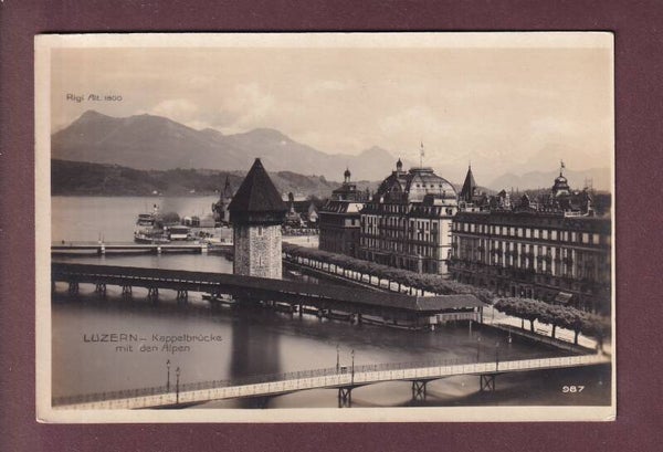LUZERN - Kapellbrücke - 1927