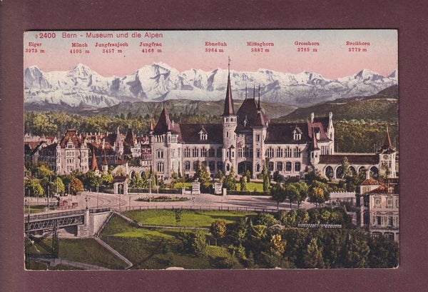 BERN - Museum und Alpen - 1921