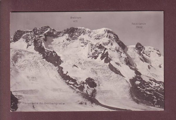 Gornergrat - BREITHORN - Petit Cervin - 1913