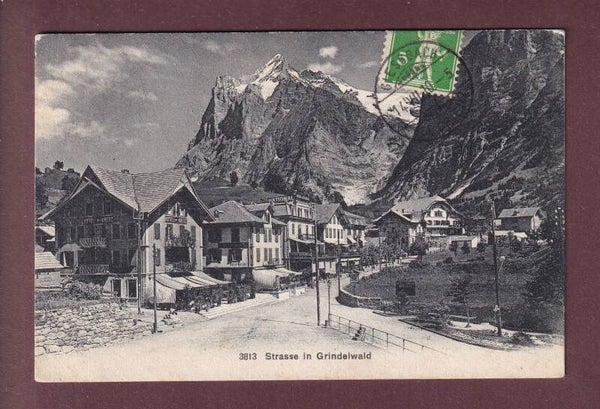 Strasse in GRINDELWALD - 1910