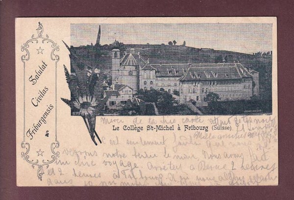 FRIBOURG - Collège St. Michel - 1898