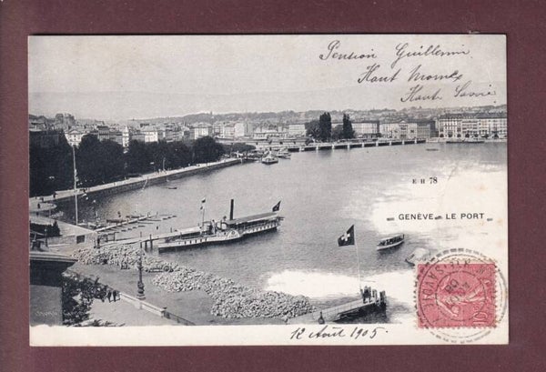 GENEVE - Bateau CGN CYGNE - 1905