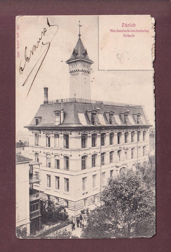 ZÜRICH - Mechanisch-technische Schule - 1904