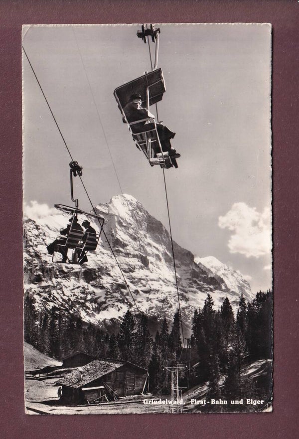 Bergbahn GRINDELWALD-FIRST - Eiger - 1953