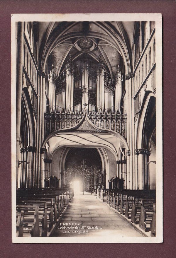 FRIBOURG - Les orgues de la cathédrale - 1931