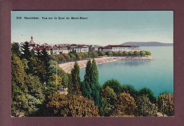 NEUCHÂTEL - Quai du Mont-Blanc
