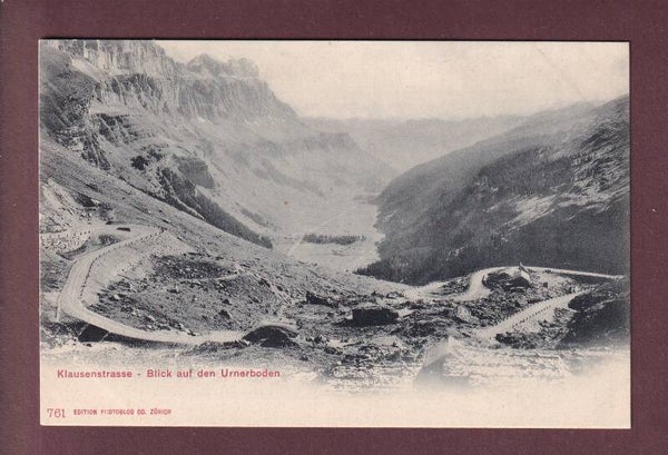 Klausenstrasse - Blick auf URNERBODEN