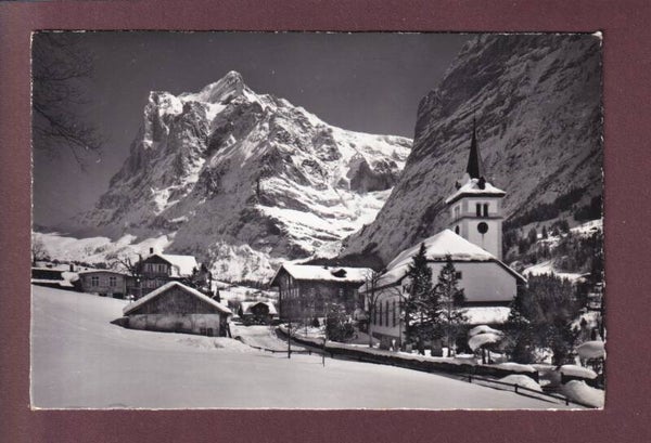 GRINDELWALD - Kirche - Wetterhorn - 1961