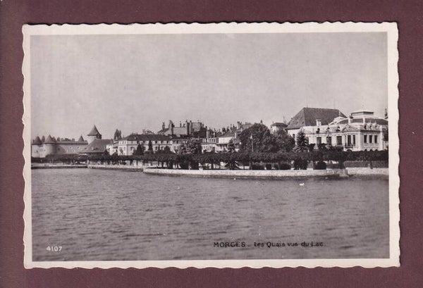 MORGES - Le Quai vu du lac
