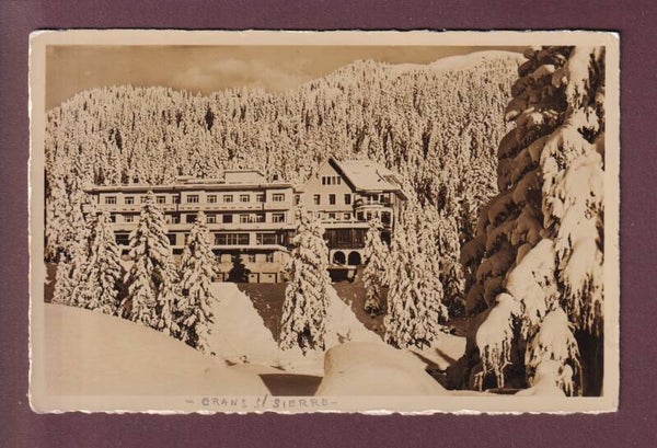 CRANS sur Sierre - Hôtel Savoy et Alpina - 1936