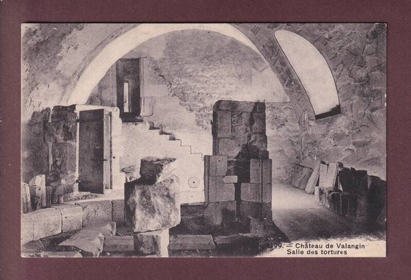 Château de VALANGIN - Salle des tortures