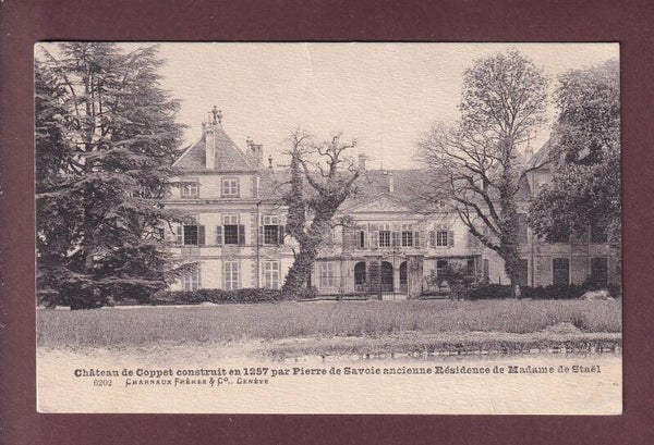 Château de COPPET // léger pli //