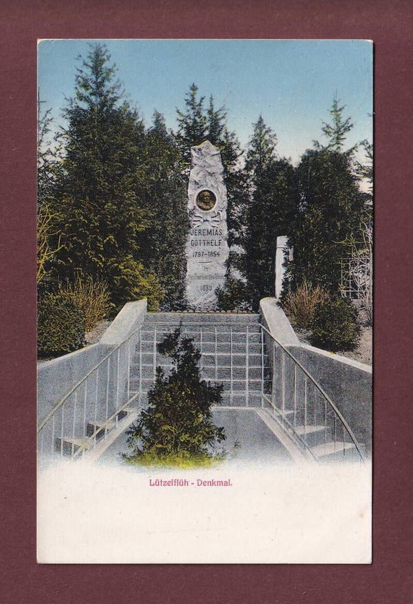 LÜTZELFLÜH - Gotthelf Denkmal - 1911