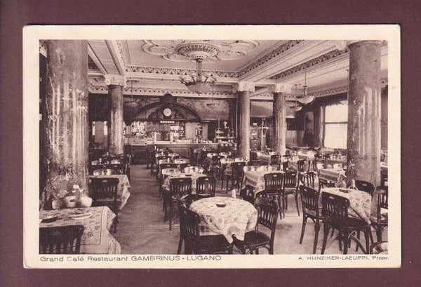 LUGANO - Grand Café Restaurant Gambrinus