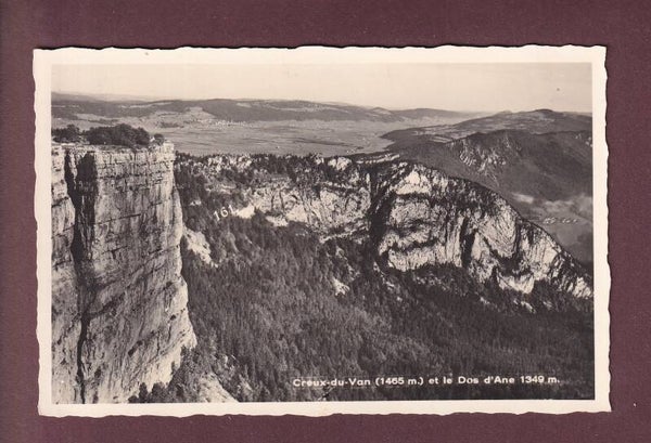 CREUX-DU-VAN - Dos d'Âne