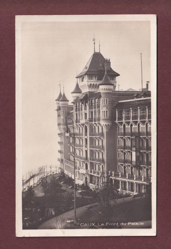 CAUX - Front du Palace - 1933