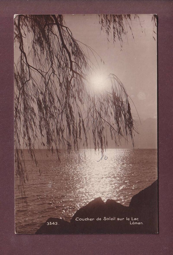 LAC LEMAN - Coucher de soleil