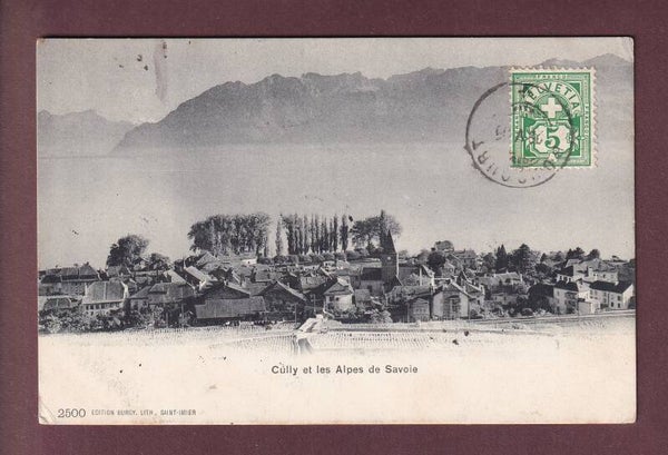 CULLY et les alpes de Savoie - 1905