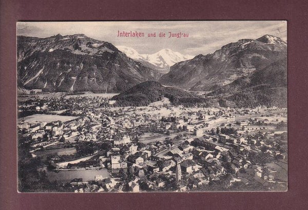 INTERLAKEN - Jungfrau - 1907