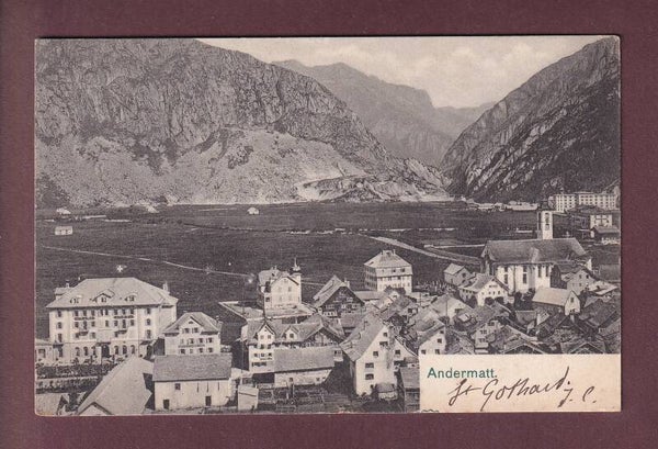 ANDERMATT - 1903 // Eckbug //