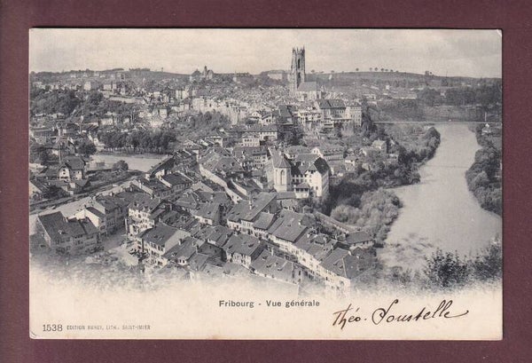 FRIBOURG - Vue générale - 1904