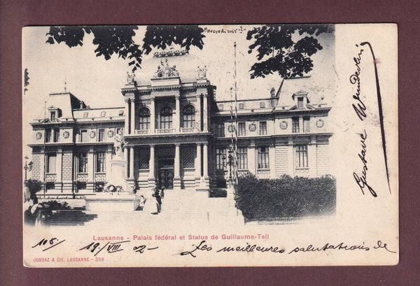LAUSANNE - Palais Fédéral - 1902