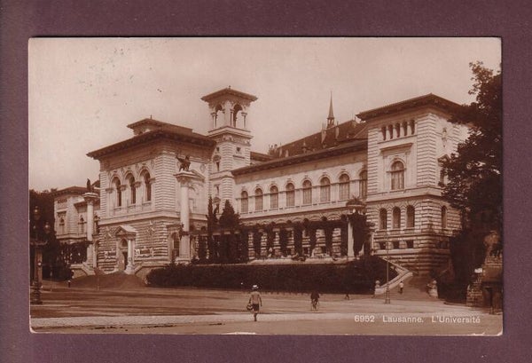 LAUSANNE - Université - 1923 // petit pli d'angle //