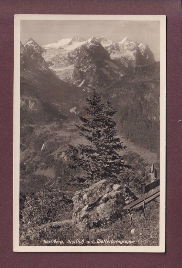 HASLIBERG - Ursifluh - Wetterhorngruppe - 1930