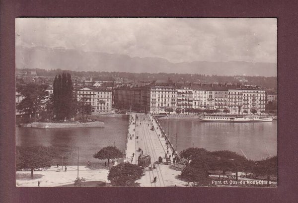 GENEVE - Grand Hotel de Russie - Bateau CGN - 1922