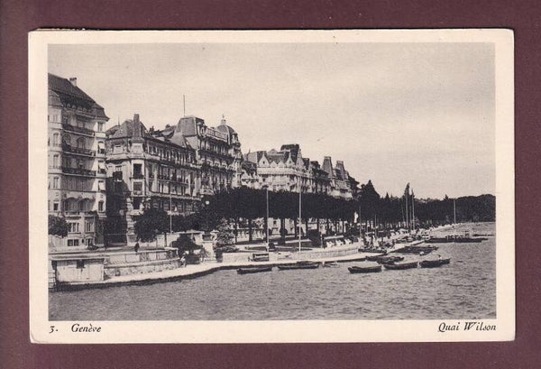 GENEVE - Quai Wilson