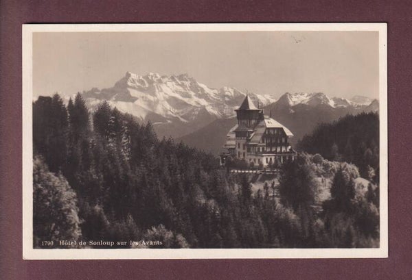 Les Avants - Hôtel de SONLOUP - Dents du Midi - 1932
