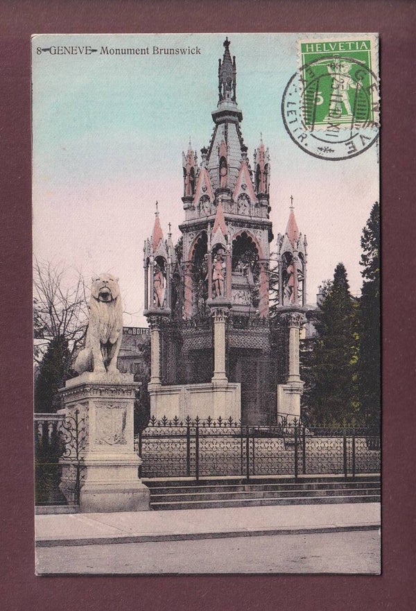 GENEVE - Monument Brunswick - 1910