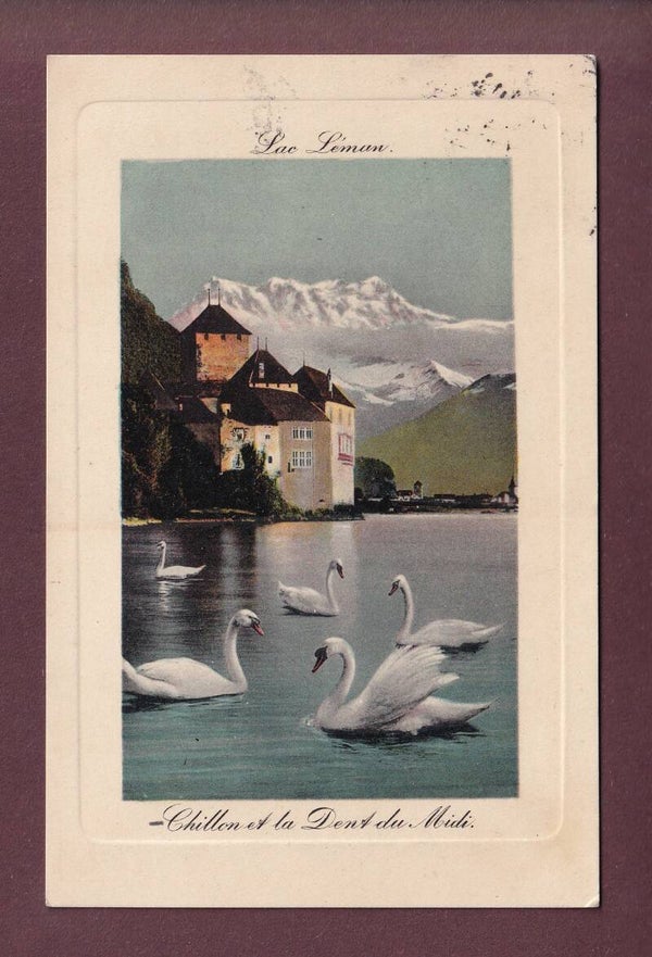 Château de CHILLON - Cygnes - Dents du Midi