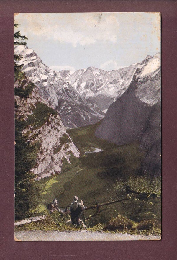 Blick ins GASTERNTAL von der GEMMI - 1918