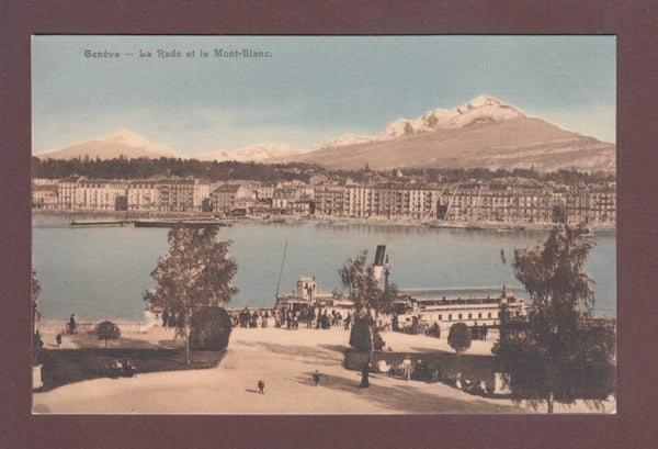 GENEVE - Rade et Mont-Blanc