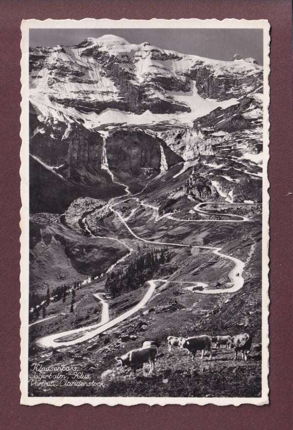KLAUSENPASS - Jägerbalm - Kühe - 1948