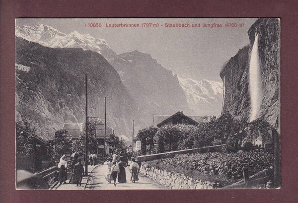 LAUTERBRUNNEN - Staubbach - Jungfrau - Leute