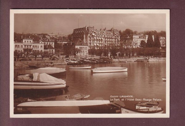 LAUSANNE - Port d'Ouchy - Beau-Rivage-Palace