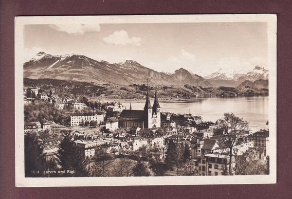 LUZERN - Hofkirche - Rigi