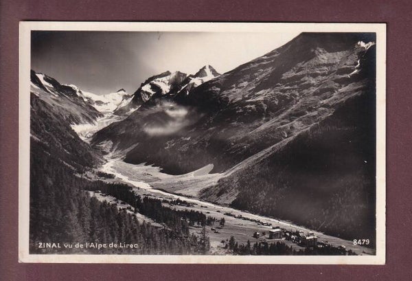 ZINAL vu de l'Alpe de Lirec