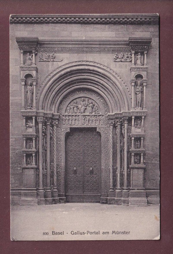 BASEL - Gallus-Portal am Münster