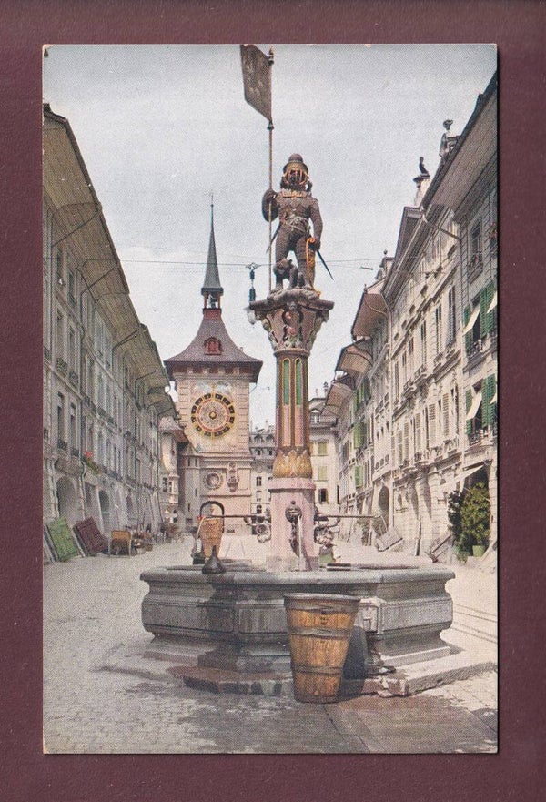 BERN - Zähringerbrunnen - Zeitglockenturm