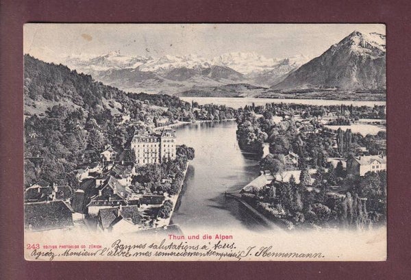 THUN und die Alpen - 1906